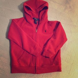 Boys Polo zip up hoodie
